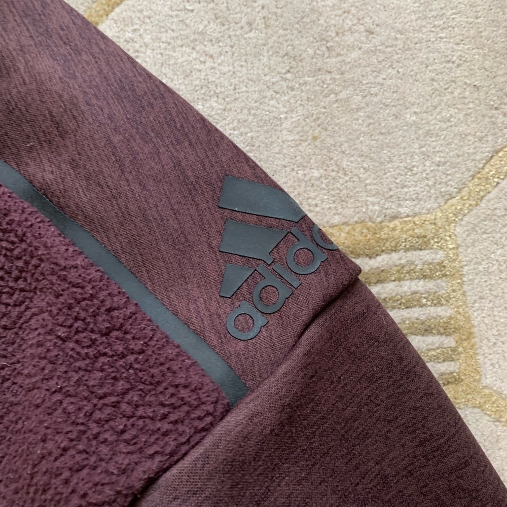 Adidas Full-Zip Hooded Pile Fleece - Picture 6 of 11
